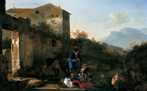 Landscape with Goatherd, Adam Pynacker